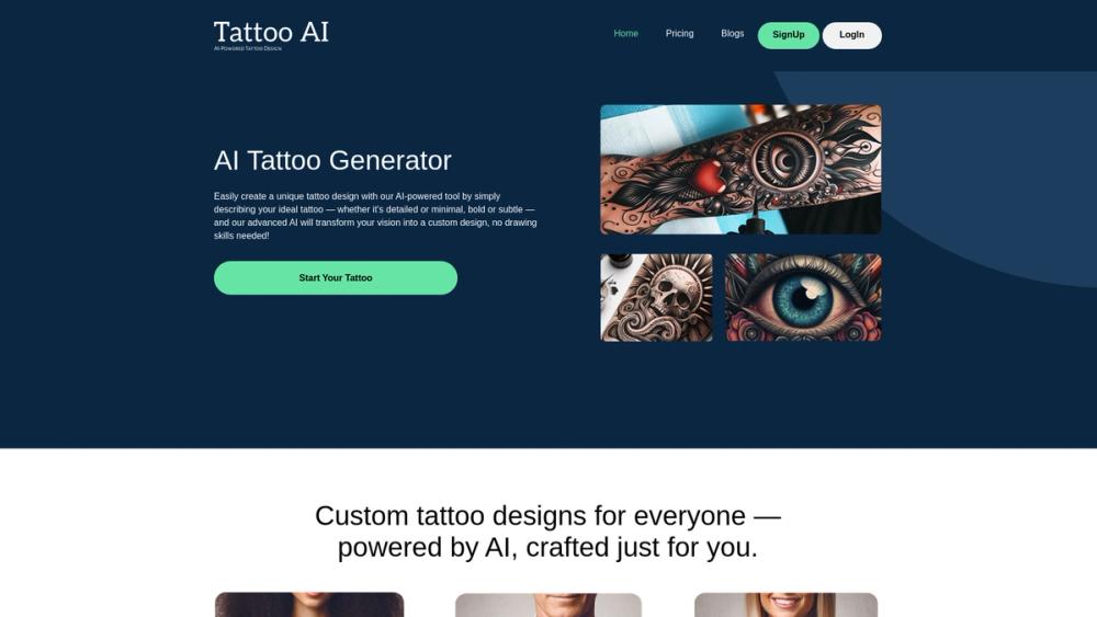 image for AI Tattoo Creator