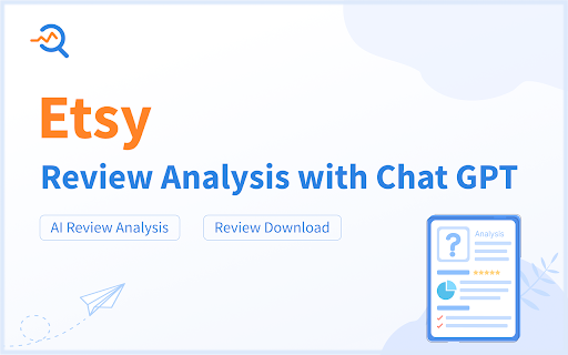 image for Etsy™ AI Review Analysis & Download