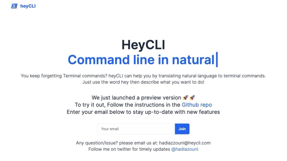 image for HeyCLI