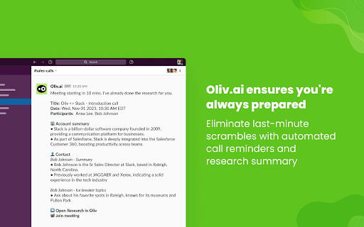 image for Oliv.AI - Your AI Sales Copilot