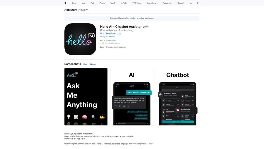 image for Hello AI - Chatbot Assistant