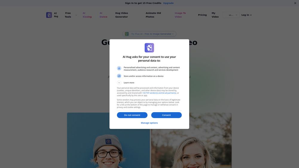 image for AI Hug - Make People Hug With AI