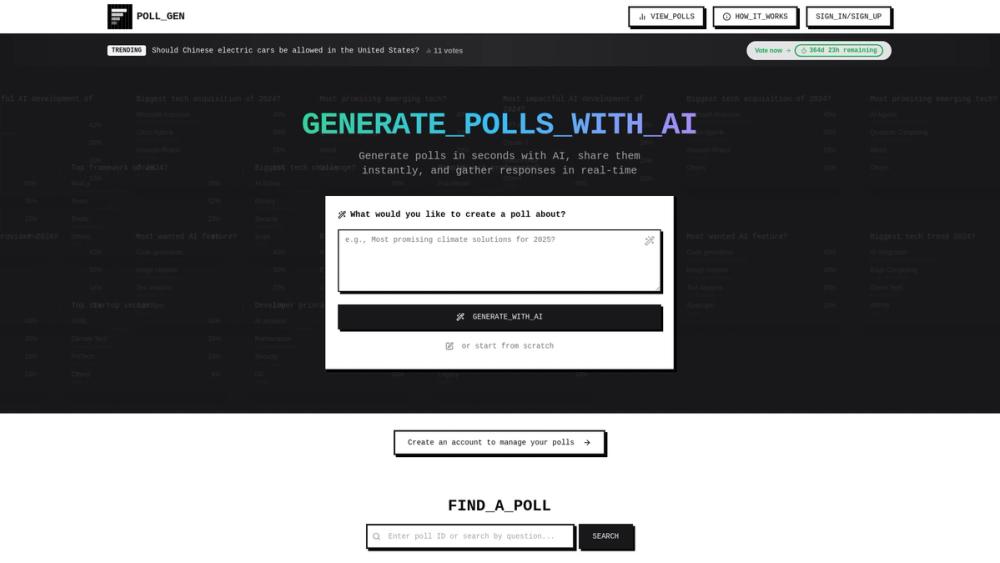 image for Poll Gen