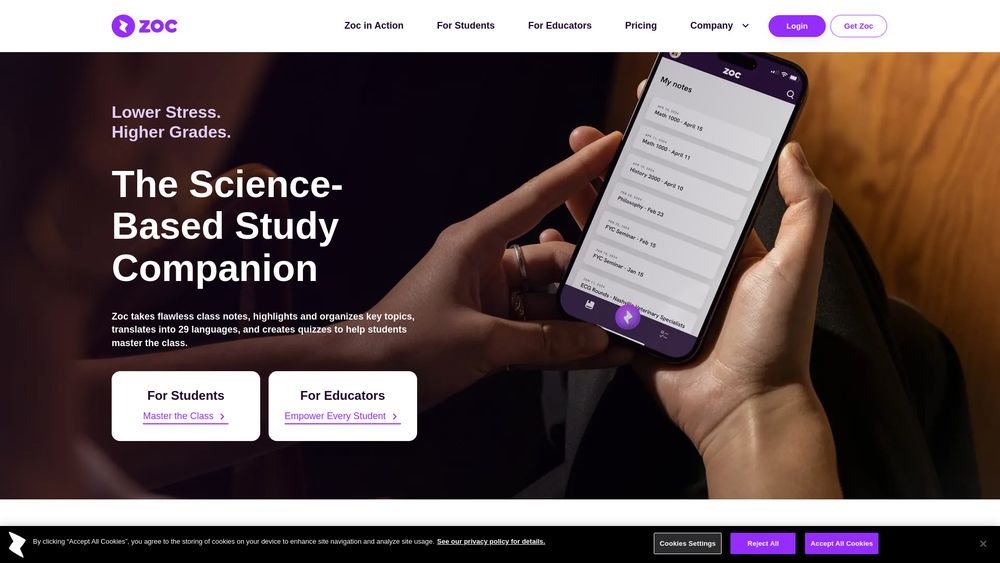 image for Zoc.ai - Better Grades | Ethical AI