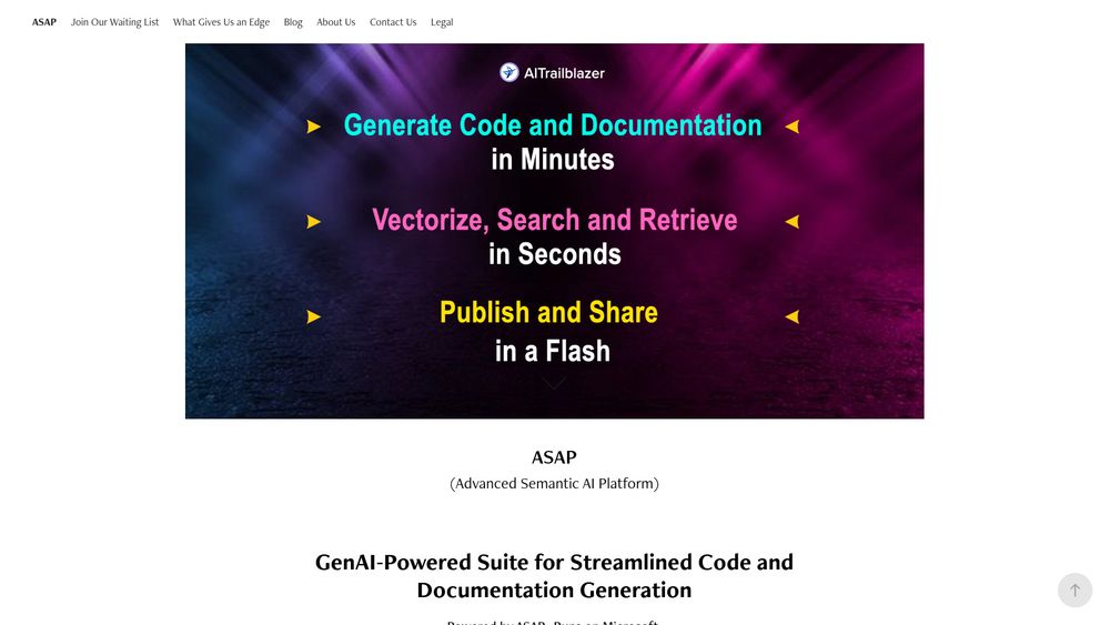 image for ASAP (Advanced Semantic AI Platform)
