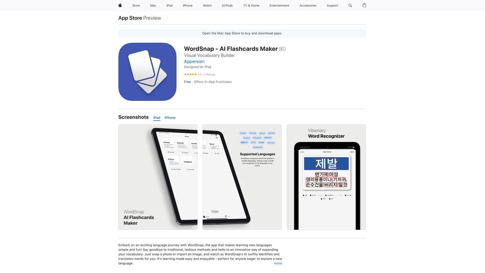 image for WordSnap - AI Flashcards Maker