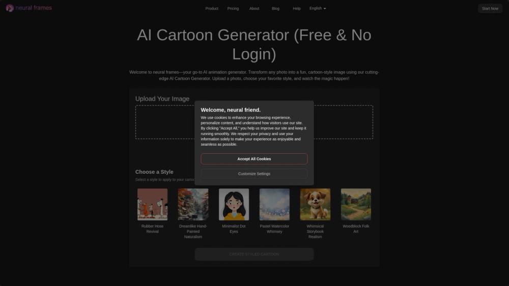 image for AI Cartoon Generator (Free & No Login)