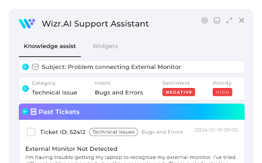 image for Agent Assist powered by Wizr AI
