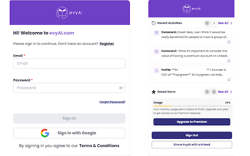 image for evyAI - Content AI for LinkedIn using OpenAI
