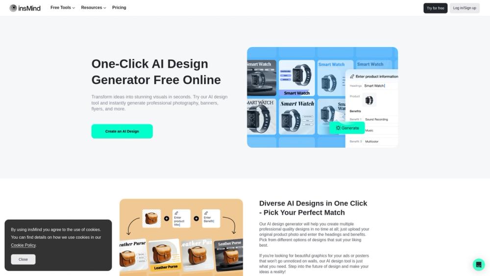image for insMind AI Design Generator