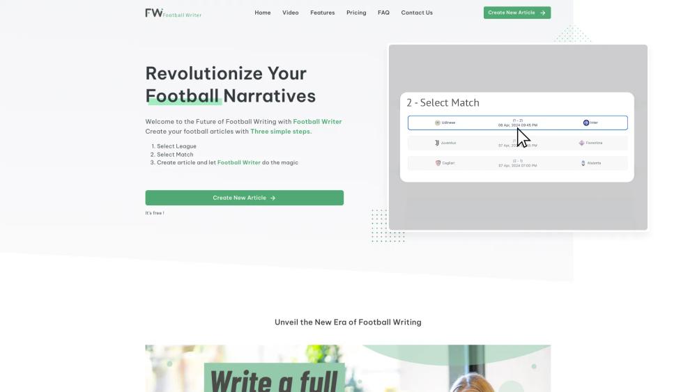 image for Football Writer