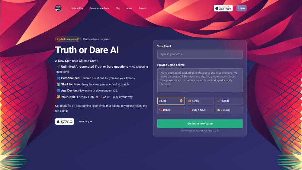 image for Truth or Dare AI