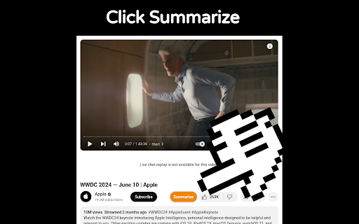 image for QuickClip - YouTube Video to Video Summaries