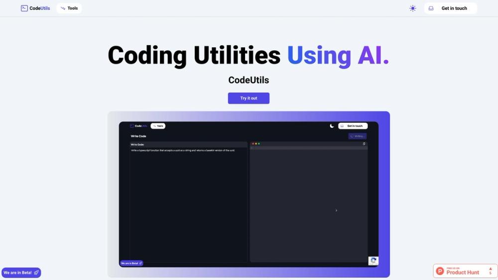image for Code Utilities Powered by AI