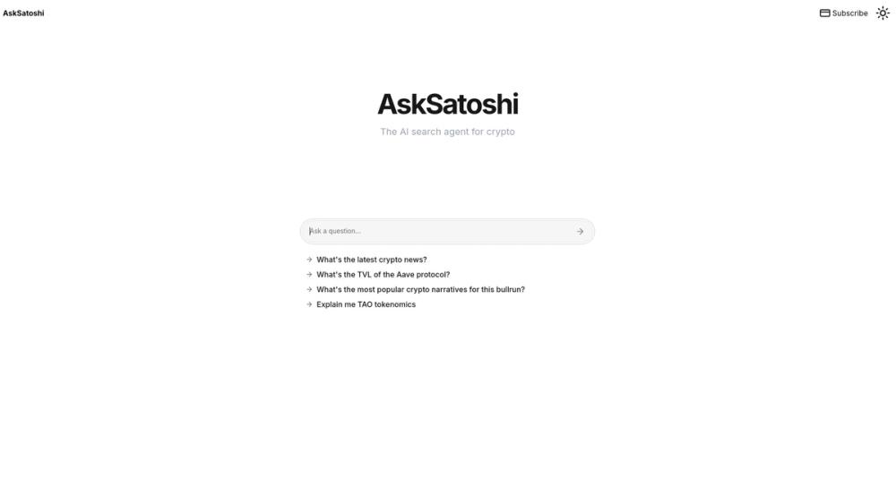 image for AskSatoshi