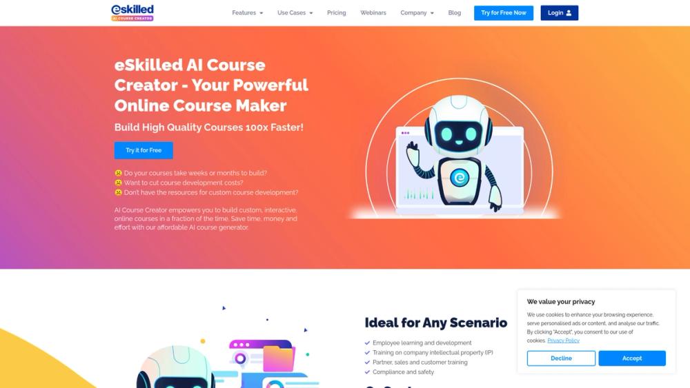 image for eSkilled AI Course Creator