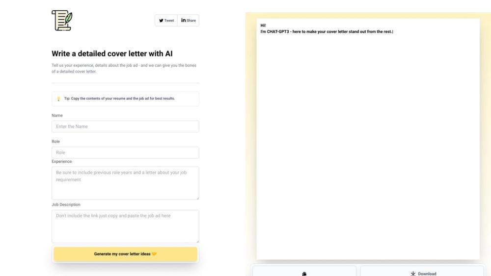 image for WriteMyCoverLetter