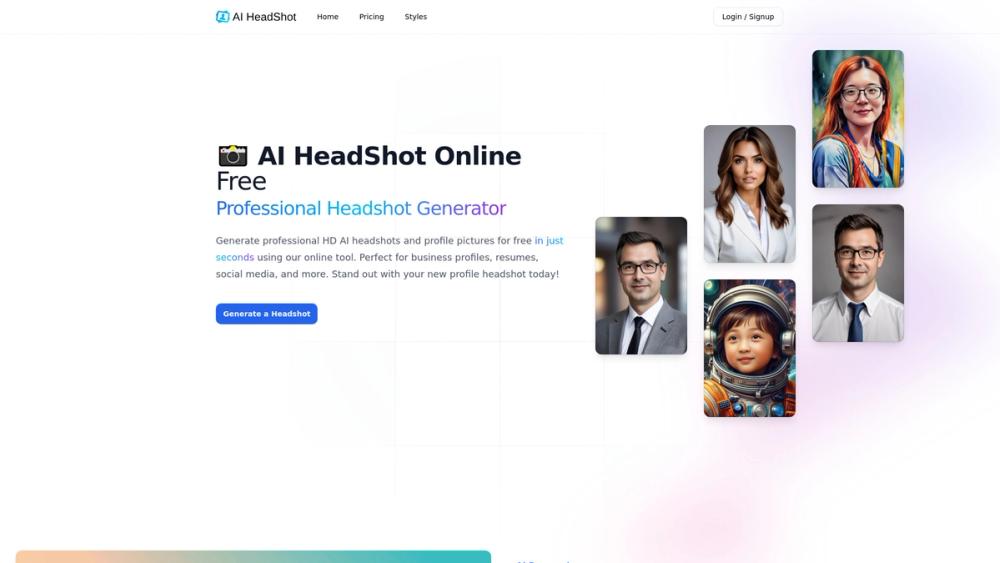 image for The Fastest Generator:AI-HeadShot.online