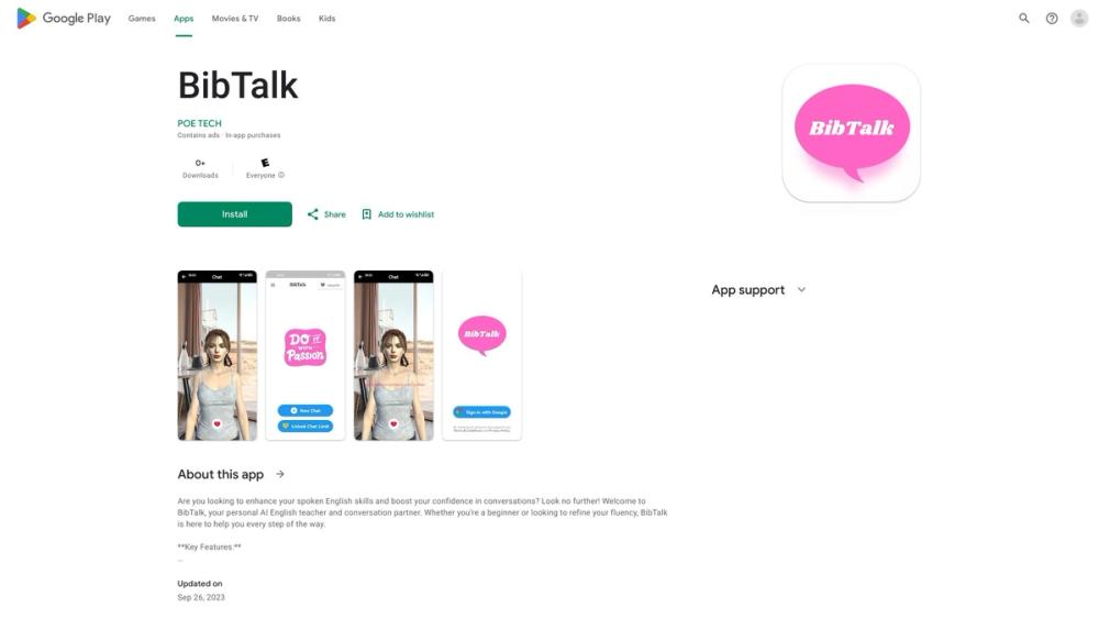 image for BibTalk: Speak Better English with AI