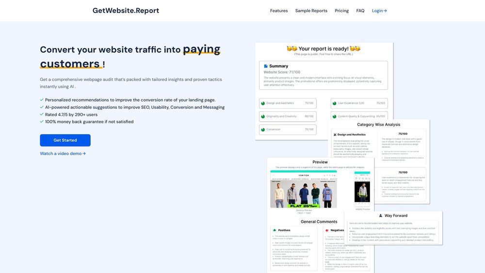 image for GetWebsite.Report