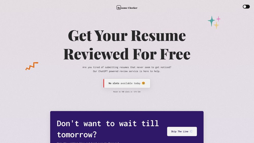 image for AI Resume Checker