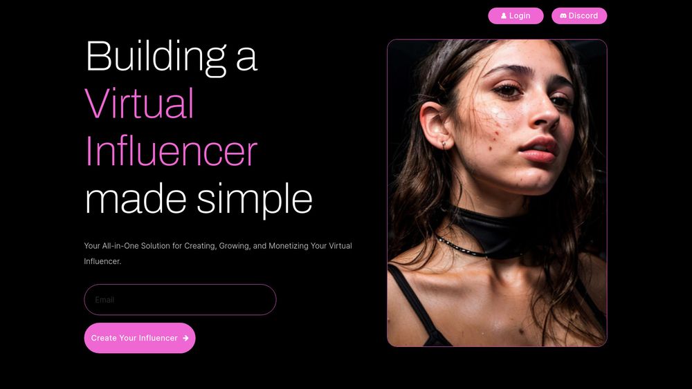 image for SynthLife - Ai Influencer Generator
