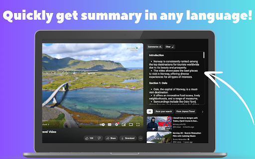 image for YouTube Summary AI with Gemini
