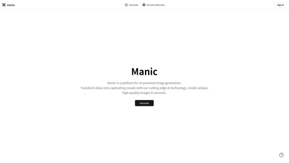 image for Manic with Image prompter