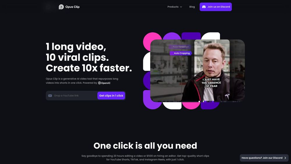 image for Opus Clip AI