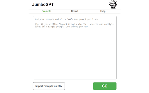 image for JumboGPT - Bulk Prompts for ChatGPT