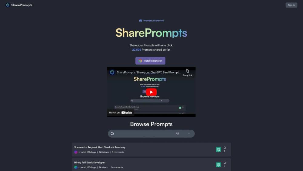 image for Share Prompts