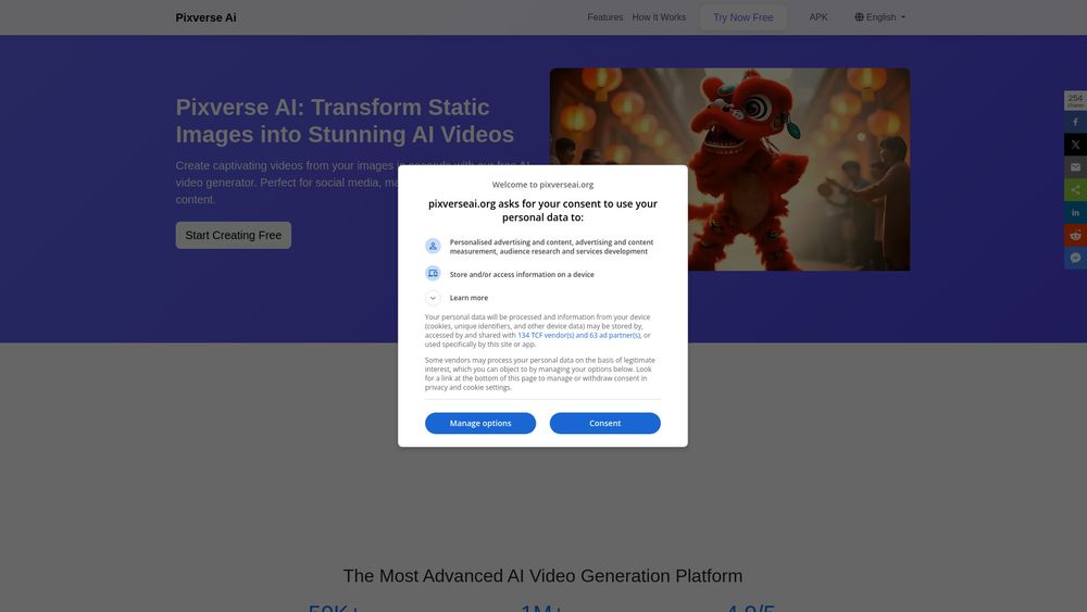 image for Pixverse AI