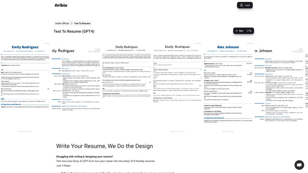 image for Text To Resume