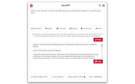 image for Gmail AI Assistant - GmailPT