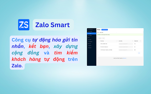 image for Zalo Smart - Tìm kiếm khách hàng & xây dựng cộng đồng