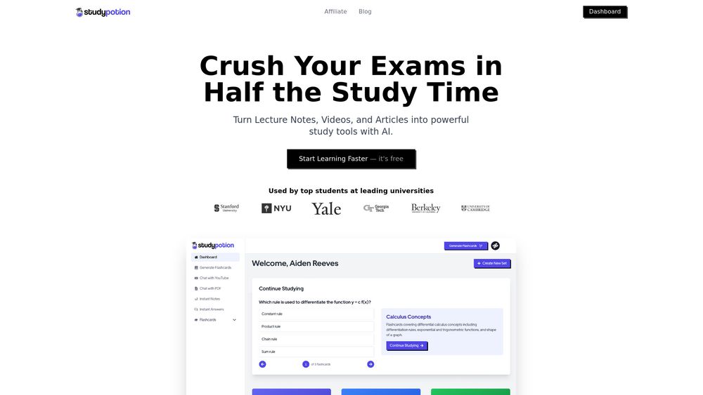 image for Study Potion AI