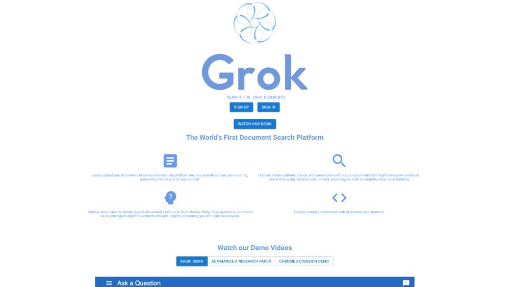 image for The Grok App