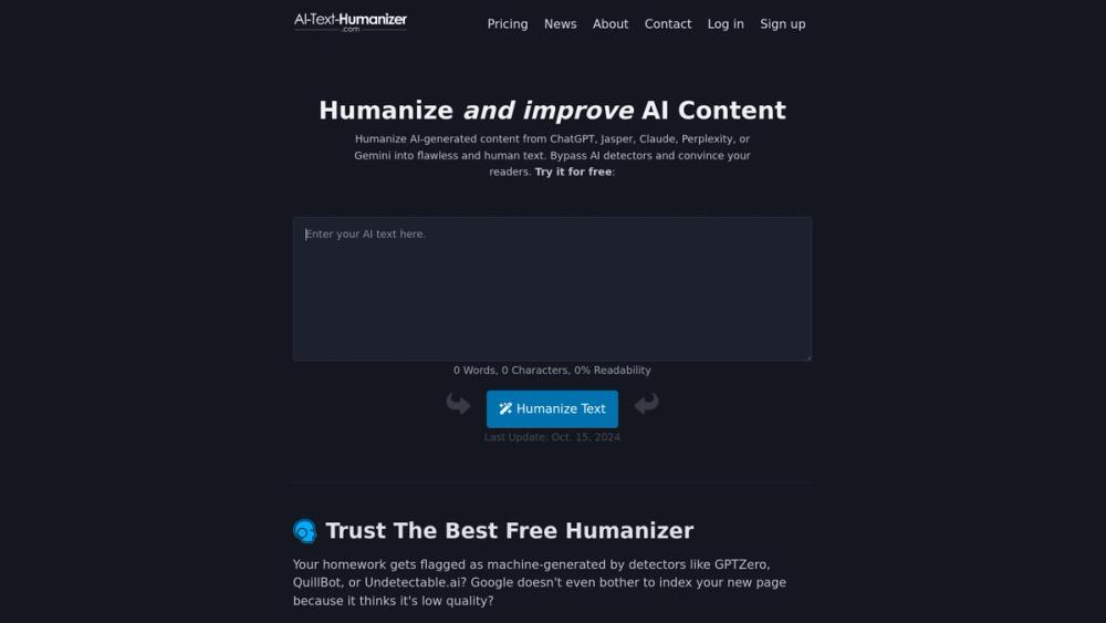 image for AI Text Humanizer