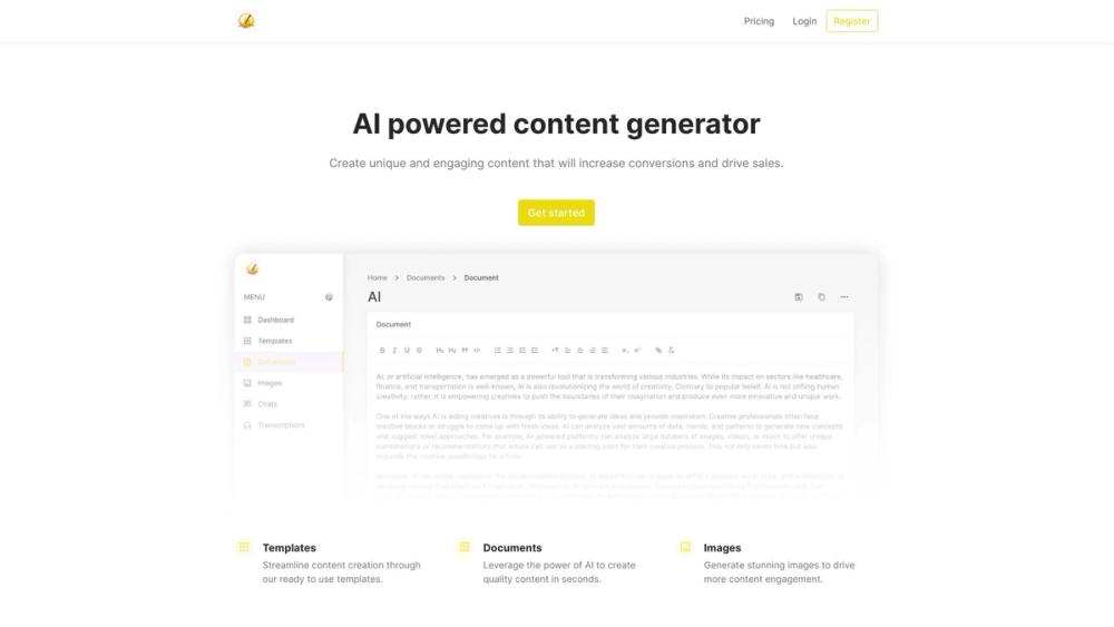 image for AI Writing Assistant