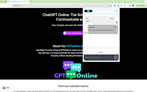 image for GPTOnline - Free ChatGPT Extension
