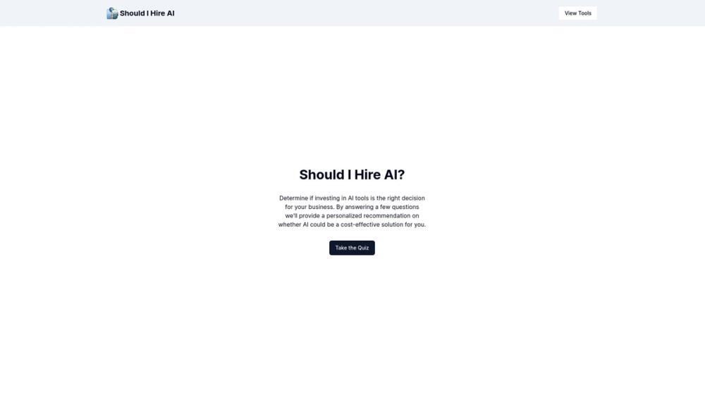 image for Should I Hire AI?