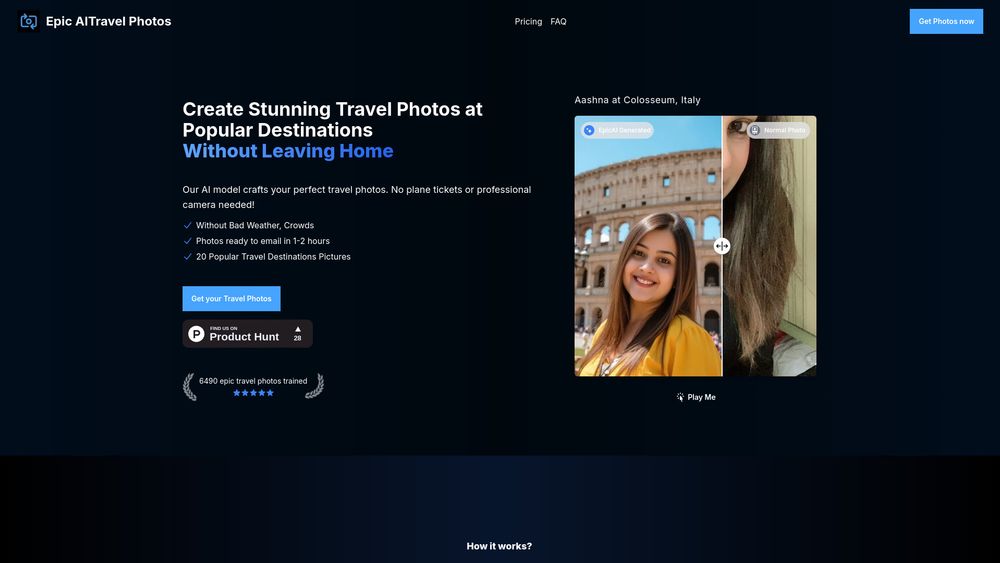 image for Epic AI Travel Photos