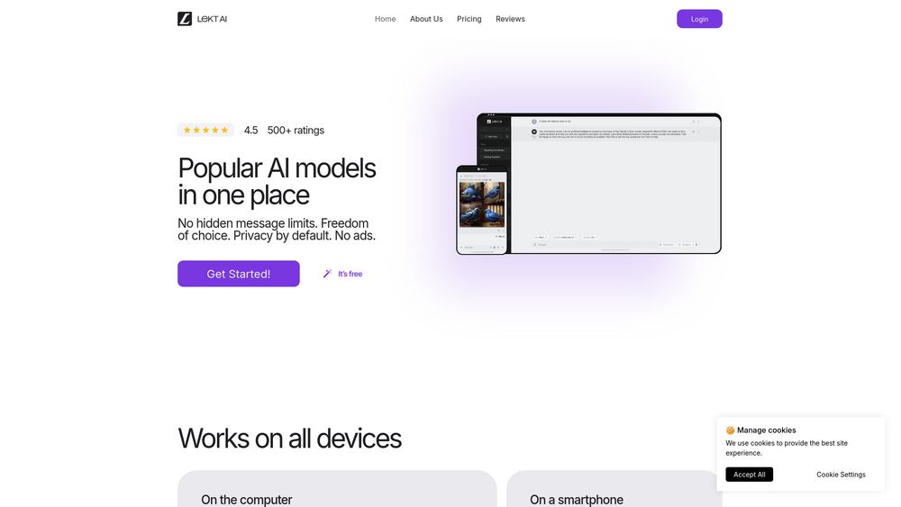 image for LEKT AI — Your AI Chatbot and Assistant