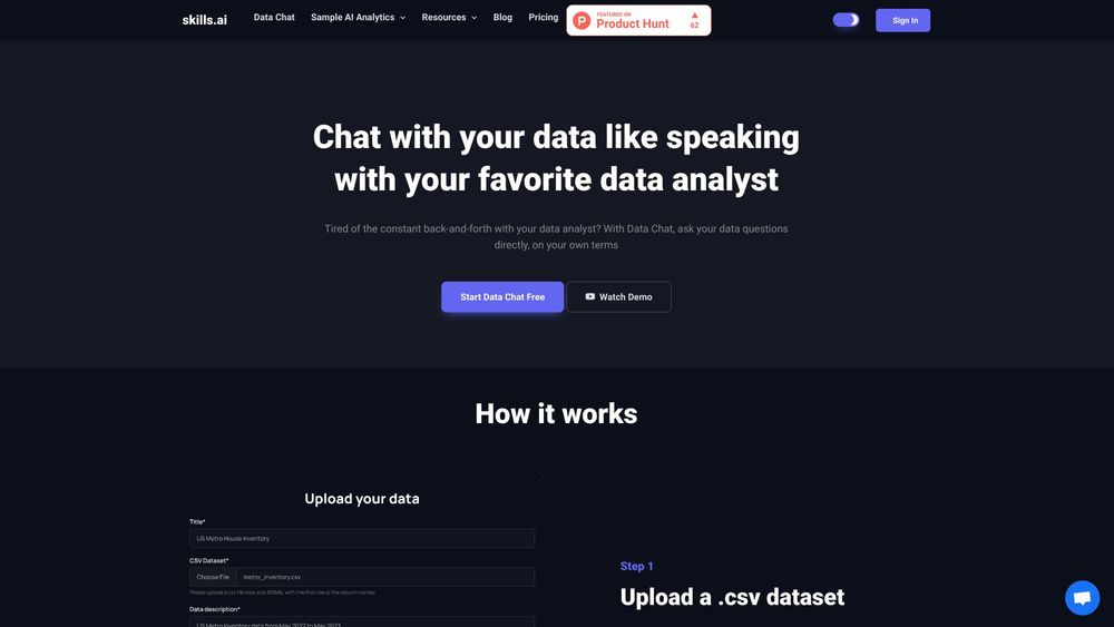 image for AI Data Chat by skills.ai