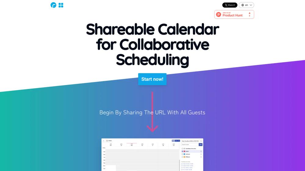 image for Shareable Calendar for Scheduling