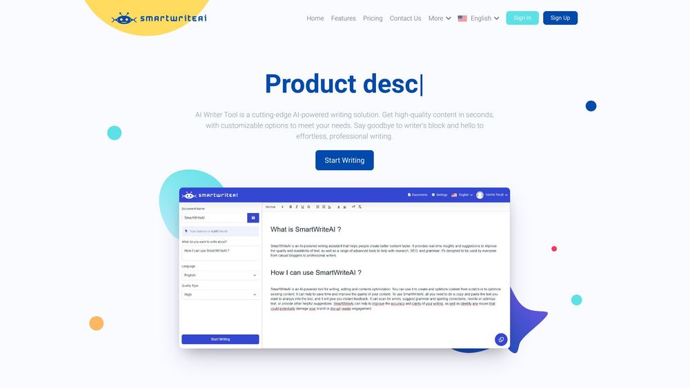image for SmartWriteAI