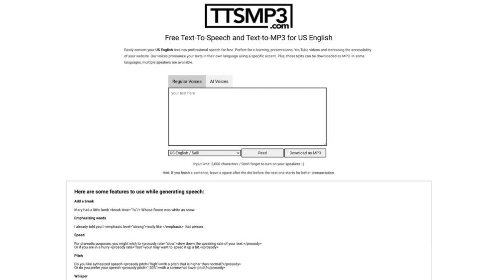 image for ttsMP3.com