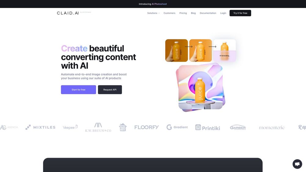 image for Claid AI Scene Creation