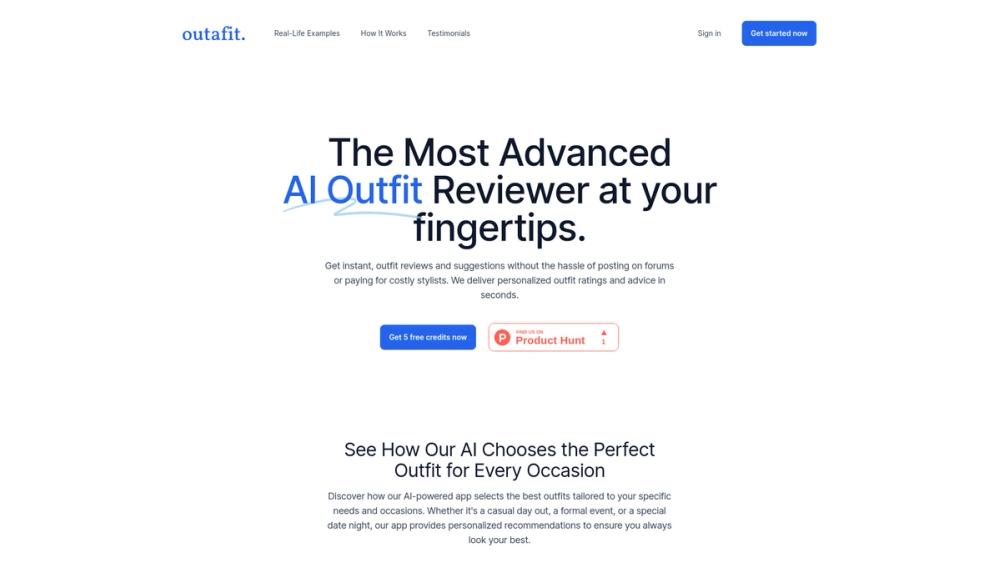 image for Outafit - #1 Leading AI Outfit Reviewer