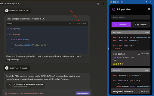 image for Snippet Hive